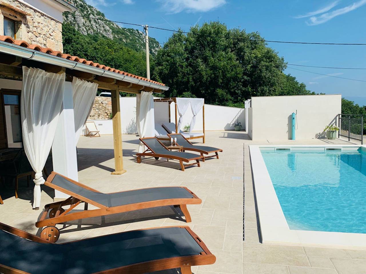 Casa di Nika - charmante Steinvilla mit beheiztem Pool in Bribir, Primorje-Gorski Kotar