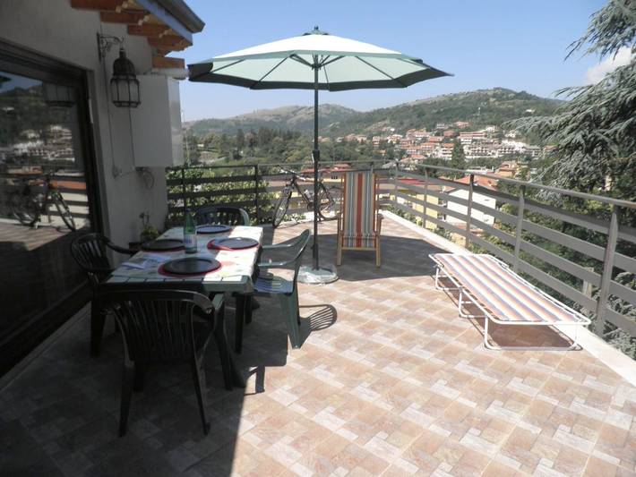 Appartamento per 3 persone, con panorama e terrazza in Fiuggi