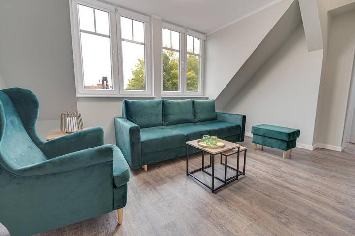 Ferienwohnung für 4 Personen, mit Terrasse und Garten in Schwedt/Oder