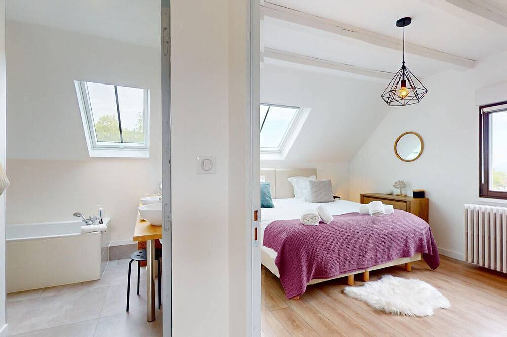 Entire apartment, Gite du Holzweg Les Cigognes Duplex in Mittelbergheim, Sélestat-Erstein region