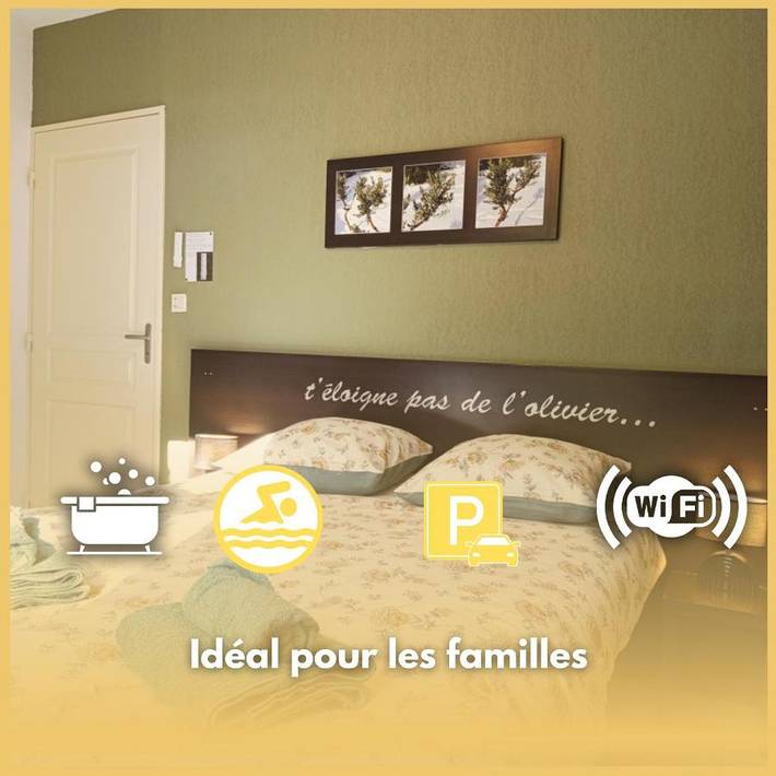 Gîte pour 6 personnes, avec bassin pour enfant et jardin ainsi que piscine et vue à Azille - 2