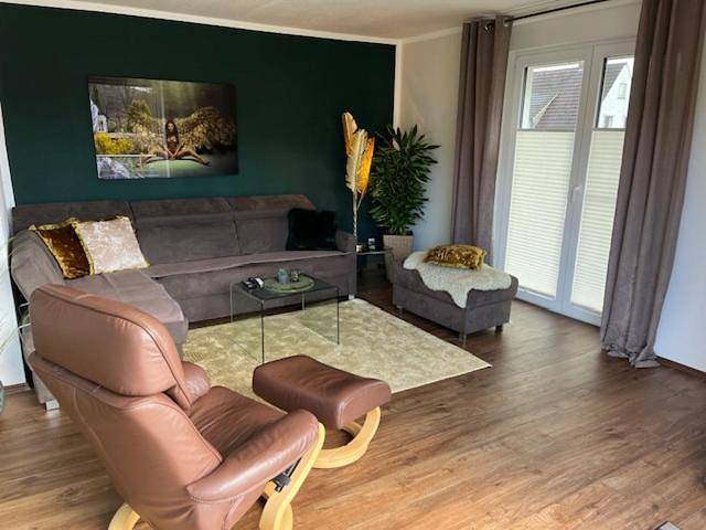 Ferienwohnung für 4 Personen, mit Terrasse und Garten sowie Pool