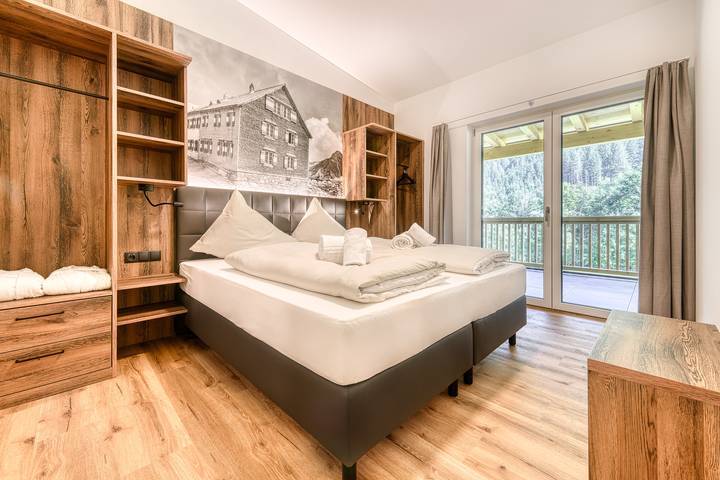 Vakantieappartement voor 8 personen, met sauna en balkon in het Brandnertal