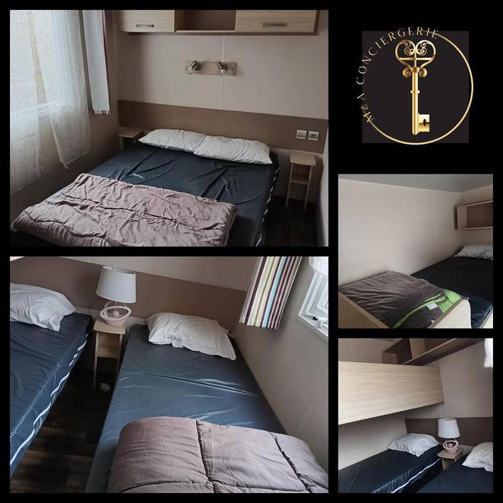 Camping pour 5 personnes, avec piscine ainsi que terrasse et vue, animaux acceptés à Valras-Plage - 2