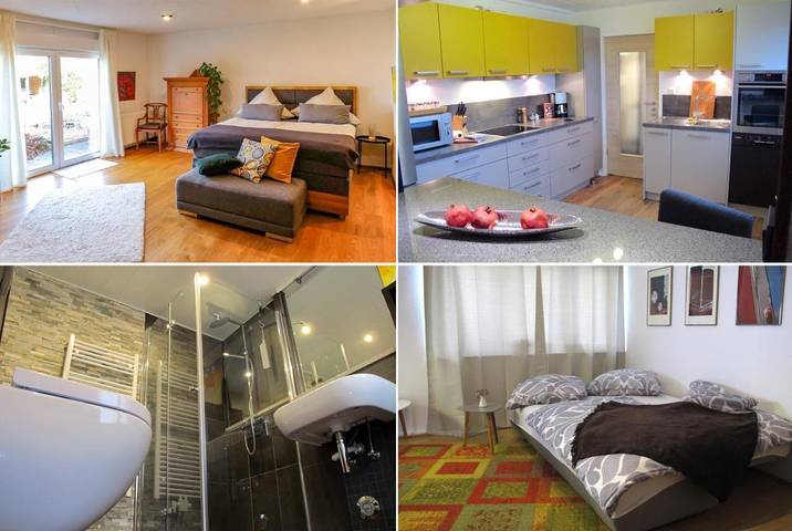 Ferienhaus für 4 Personen, mit Terrasse und Garten sowie Ausblick in Mülheim Köln