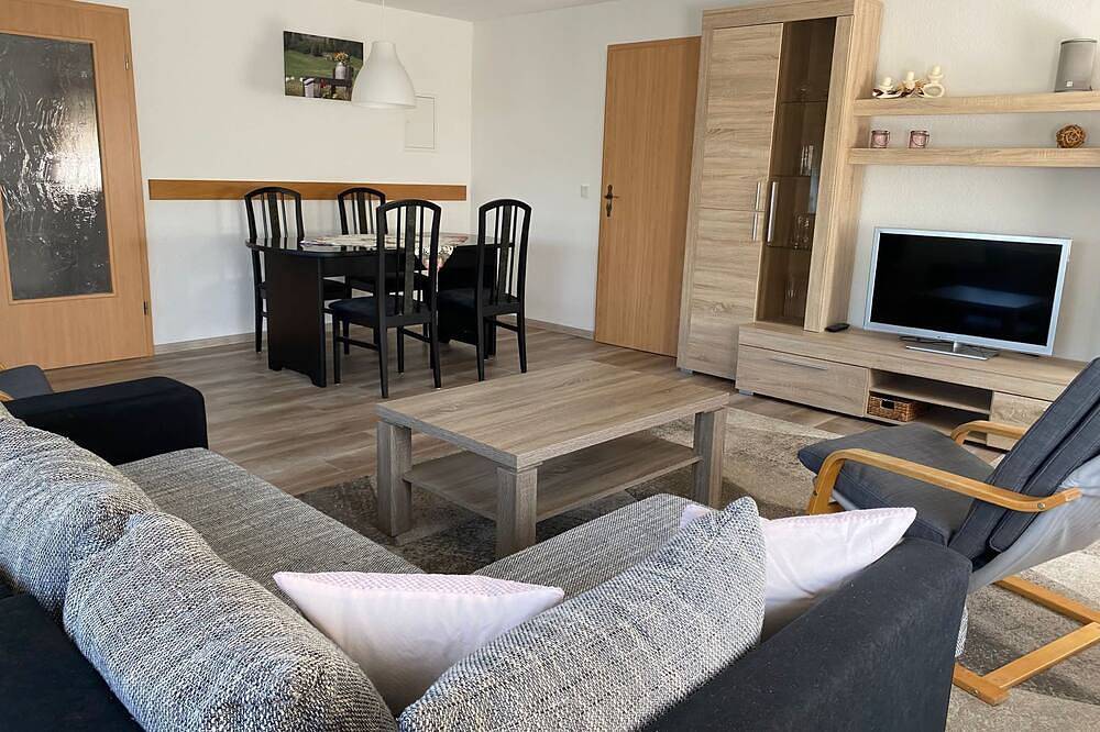 Ganze Wohnung, Komfortable große Ferienwohnung bei Dresden (85qm) gratis Wlan -Am Schwedenstein in Ohorn, Oberlausitz-Niederschlesien