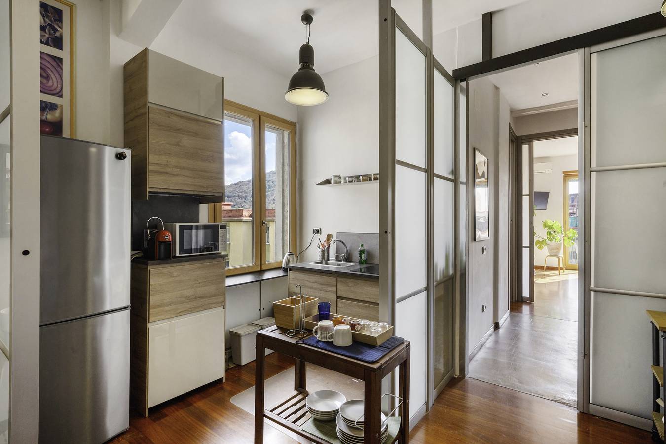 Room 'Camera Doppia Con Ampio Balcone' with Mountain View, Wi-Fi and Air Conditioning in Salerno, Tyrrhenian Coast Campania