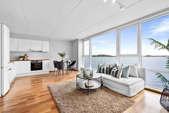 Ferienwohnung für 4 Personen, mit Ausblick und Balkon in Stavanger