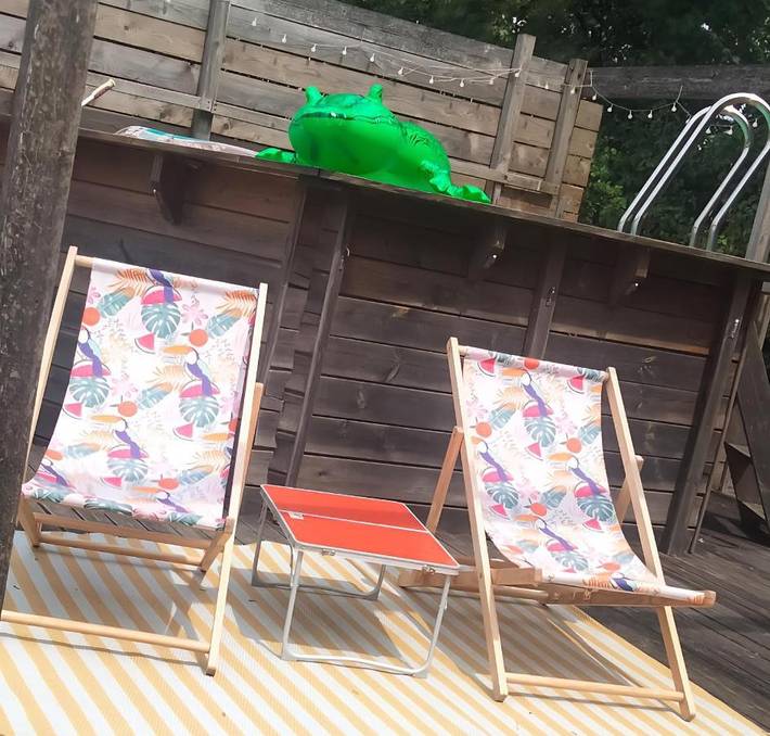 Location de vacances pour 4 personnes, avec vue ainsi que piscine et jardin à Saint-Georges-le-Gaultier - 3