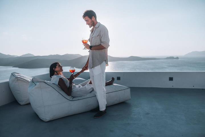 Villa pour 2 personnes, avec terrasse et vue dans Milos - 3