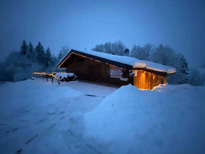 Gîte pour 15 personnes, avec sauna ainsi que vue et jardin, animaux acceptés à Habère-Poche - 4