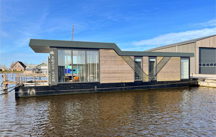 Hausboot für 6 Personen, mit Terrasse und Ausblick sowie Seeblick in den Niederlande