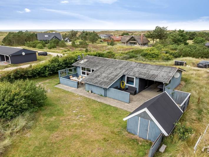 Ferienhaus für 5 Personen, mit Terrasse in Vorupør