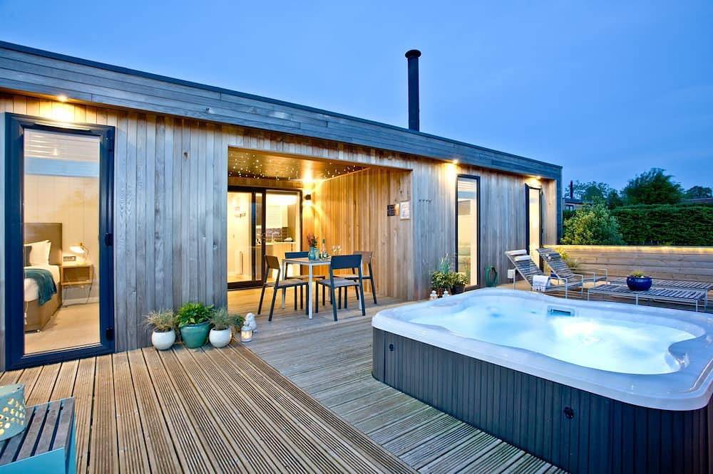 Eine Lodge für 4 Personen in 2 Schlafzimmern in Cheddar, Somerset