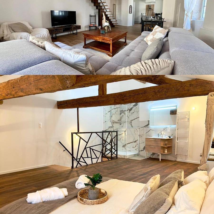 Appartement entier, Le Loft, 85m2, Hyper-centre in Mâcon, Région de Mâcon
