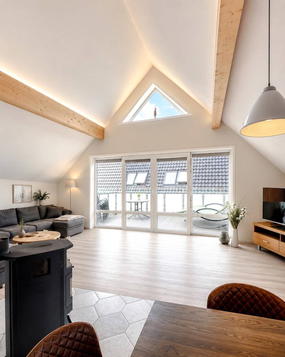 Ganze Wohnung, Captain´s Suite in Gollendorf – mit Kaminofen in Westfehmarn, Fehmarn