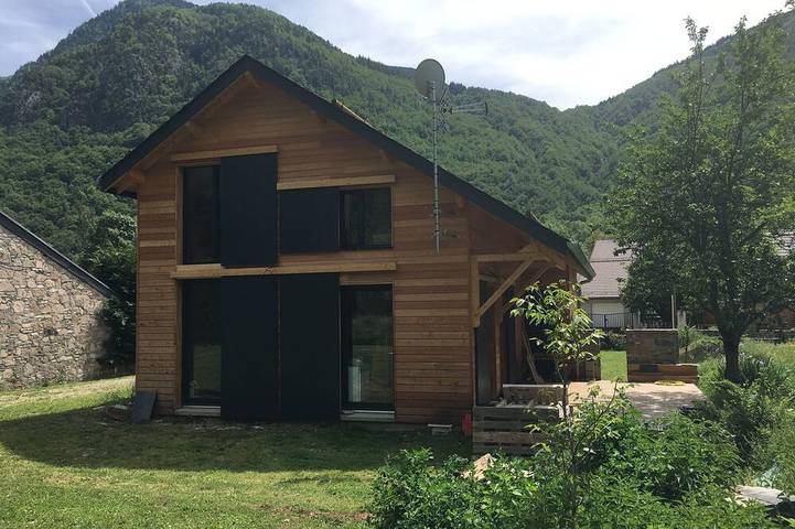 Chalet Holz Berg Orlu in der Nähe von Ax-les-Thermes in Orlu, Französische Pyrenäen