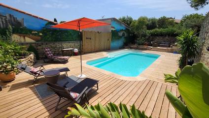 Cottage pour 2 personnes, avec piscine et jardin à Argeliers