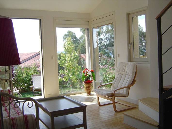 Maison de vacances pour 5 personnes, avec Terrasse et Jardin ainsi que Vue sur le lac et Vue