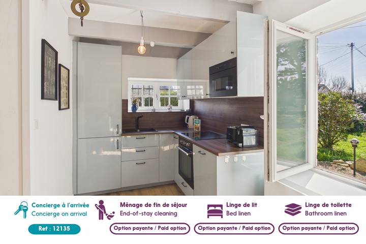 Location de vacances pour 6 personnes, avec jardin à Treffiagat - 4