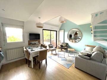 Gîte pour 5 personnes, avec balcon et vue à Tourgéville