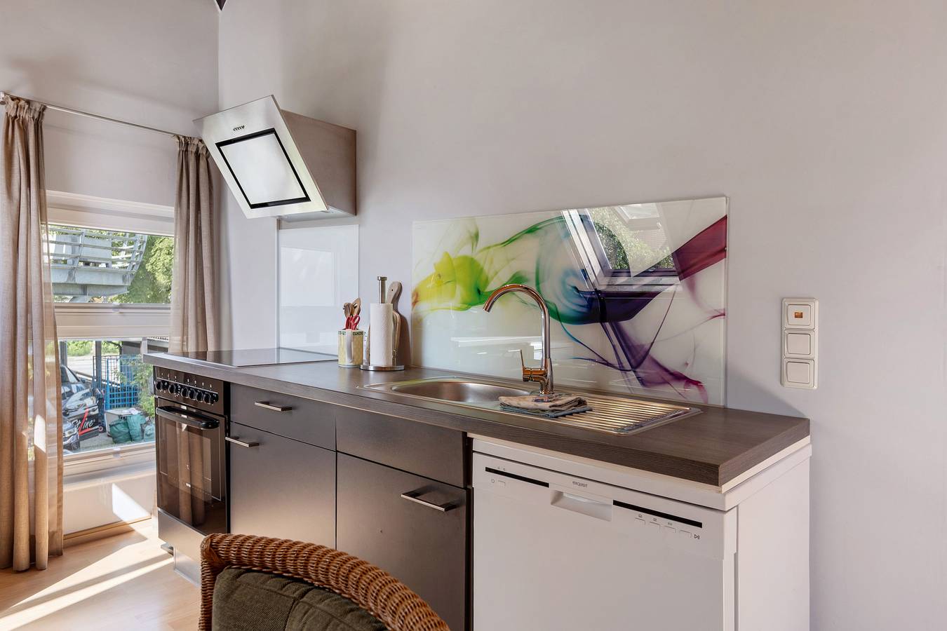 Apartamento inteiro, Apartamento 'An Der Brigach' com terraço privado, jardim partilhado e acesso Wi-Fi in Donaueschingen, Central Black Forest