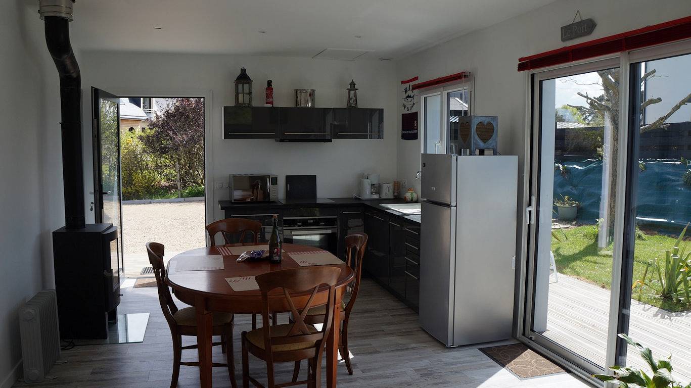 Maison bois tout confort, à 5 min plage de Pors Mabo in Trébeurden, Côte de Granit Rose