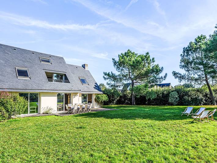 Maison de vacances pour 14 personnes, avec Balcon ainsi que Terrasse et Jardin à Saint-Philibert