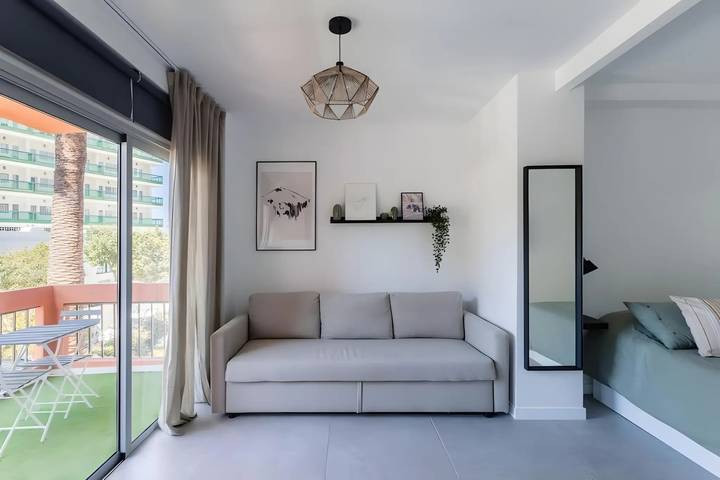 Gîte pour 3 personnes, avec balcon à Puerto de la Cruz