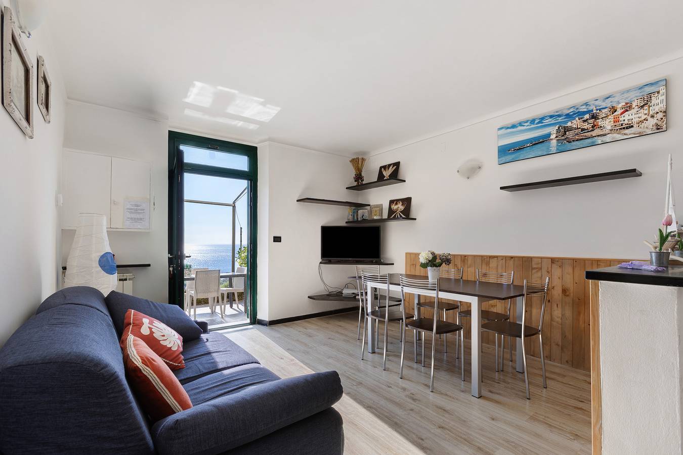 Ganze Wohnung, Ferienwohnung 'Gli Ulivi Di Bogliasco - Ulivi 3' mit Meerblick, Wi-Fi und Klimaanlage in Bogliasco, Ligurische Küste