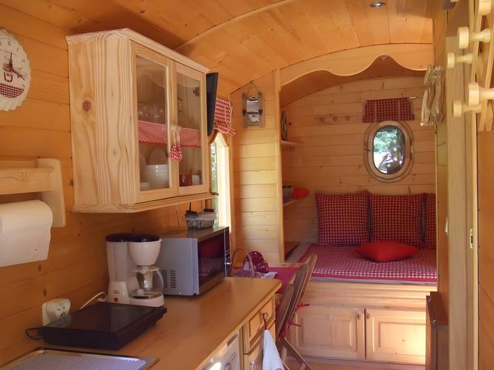 Blockhütte für 2 Personen, mit Sauna und Garten, mit Haustier in Occitanie - 3