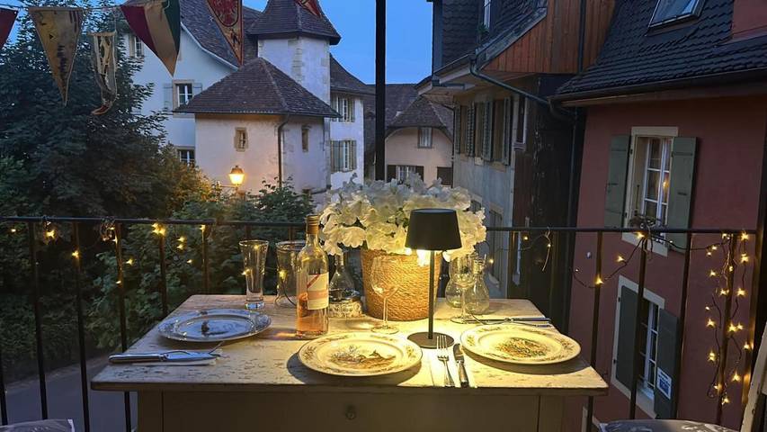 Appartement de vacances pour 3 personnes, avec terrasse et vue