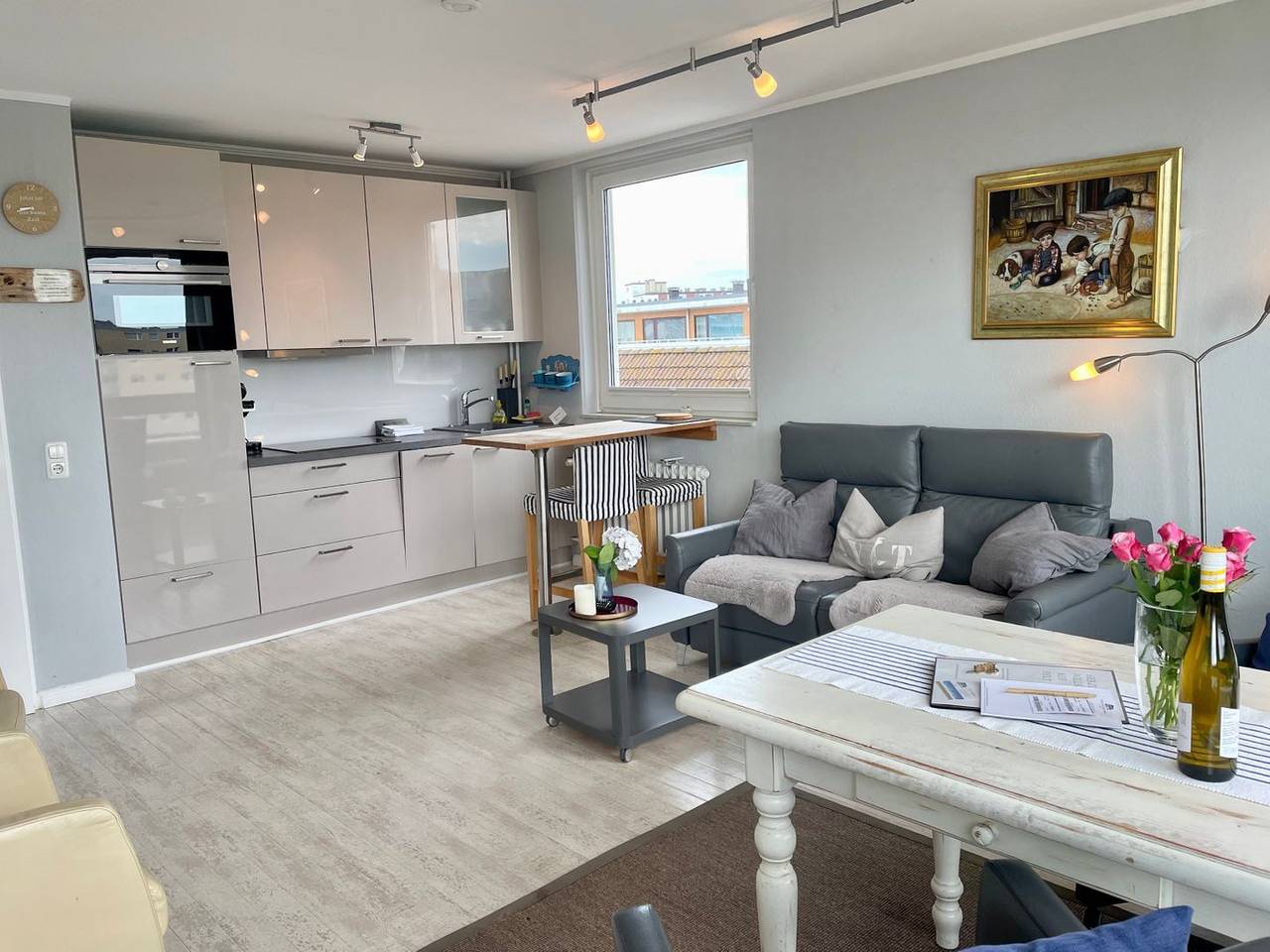 Ganze Wohnung, Wohnung Hansen mit überdachtem Balkon, Wlan und Strandnähe in Westerland in Westerland, Sylt (Gemeinde)