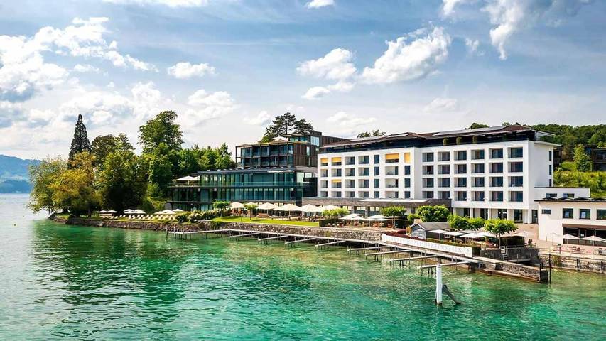 Hotel für 2 Personen, mit Balkon und Terrasse sowie Garten und Sauna in Weggis