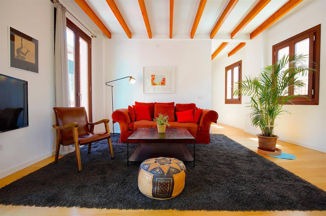 Appartement entier, Appartement de vacances pour 6 personnes avec balcon/terrasse in Palma Old Town, Palma de Majorque