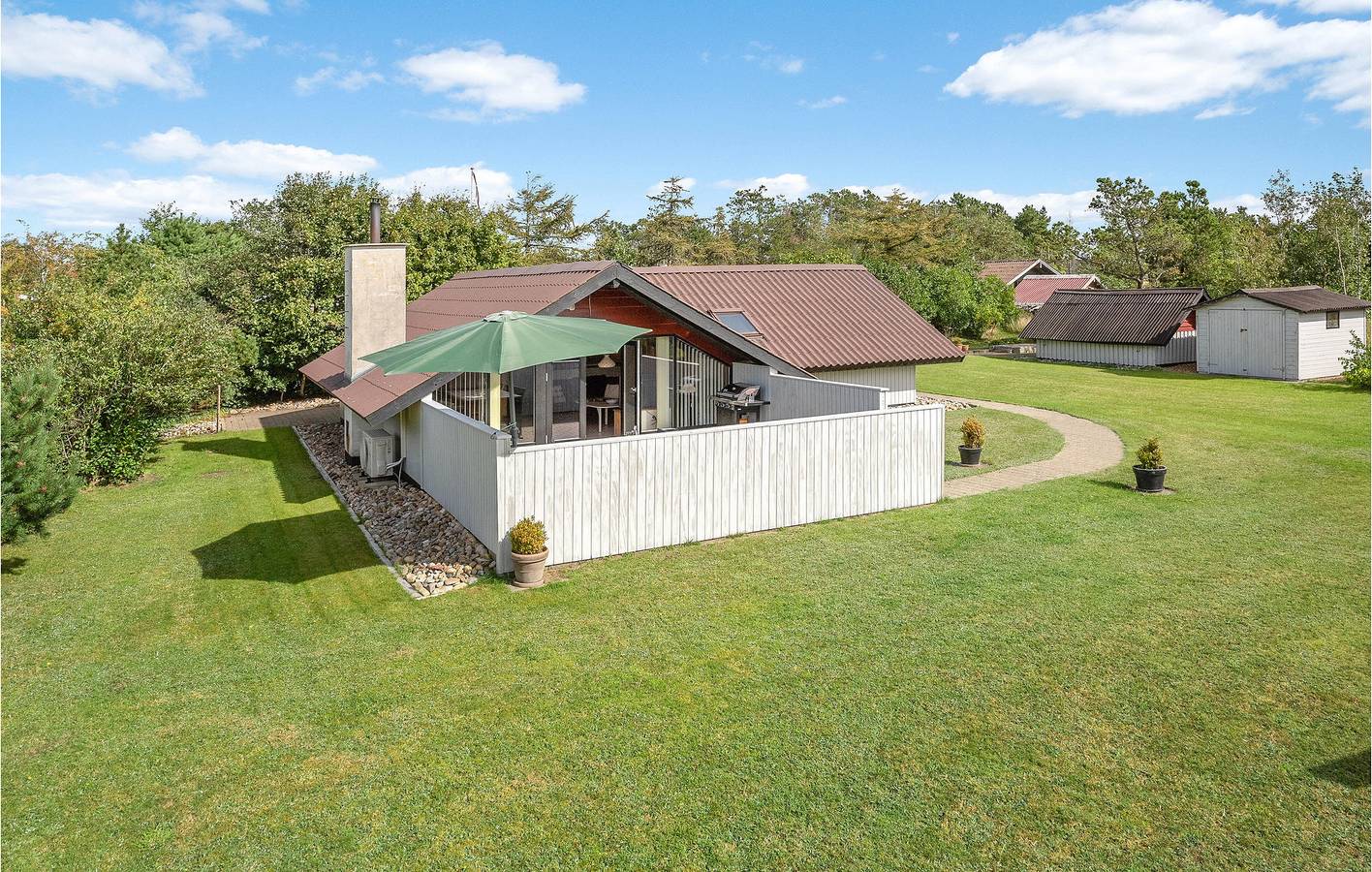 Ferienhaus für 6 Personen mit Terrasse in Skjern, Ringkøbing Fjord