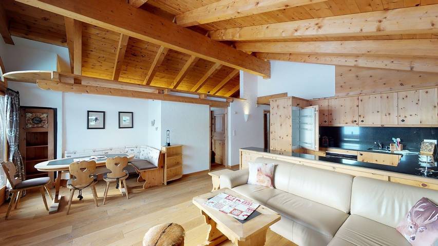 Ferienwohnung für 4 Personen, mit Balkon in Samedan - 4