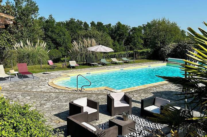 Maison de vacances pour 12 personnes, avec Balcon et Jardin à Monbazillac