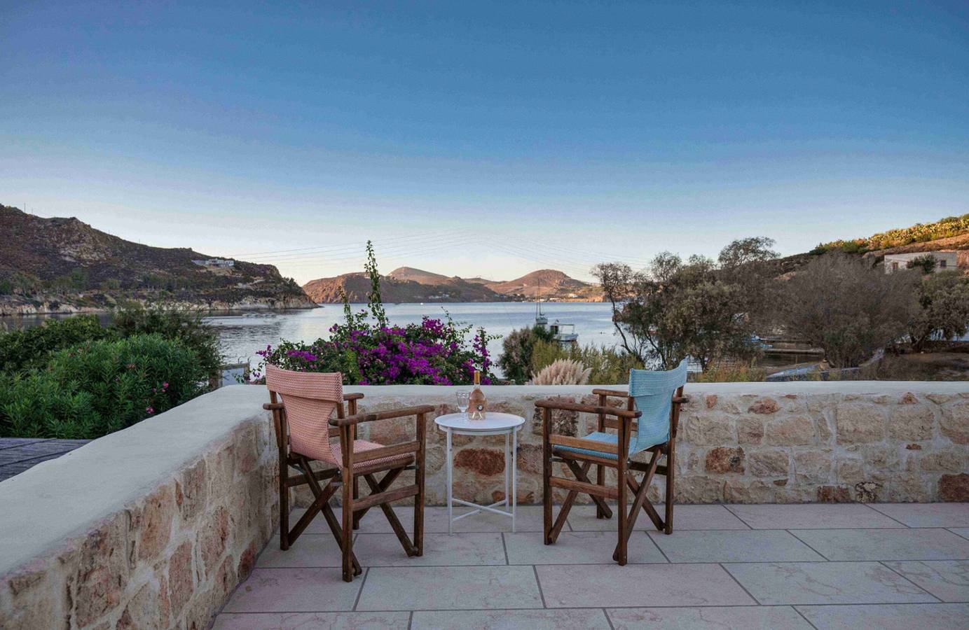 Thrilling Patmos Villa | Celestial Villa | Breathtaking Views of the Crystal-Clear Waters and Sandy Beach | Private Furnished Terrace with Mini Pool/Jacuzzi | Peaceful Outdoor Ambiance | Prime Location in Dodekanes