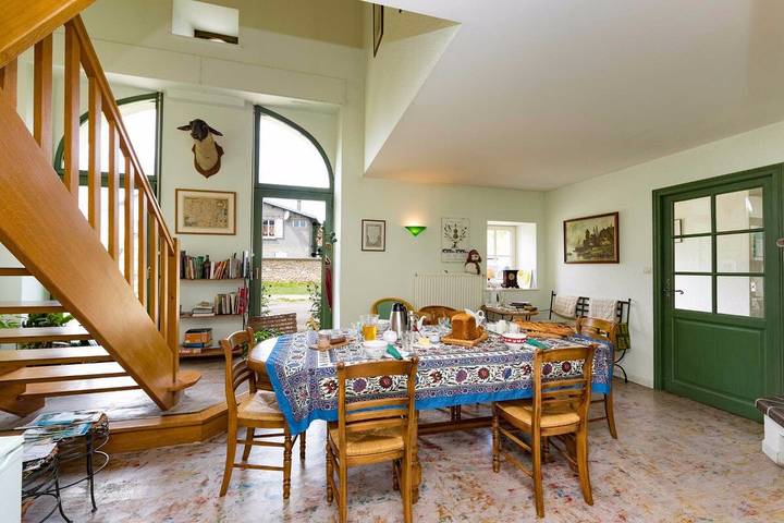 B&b voor 3 personen, met balkon en tuin, kindvriendelijk in de Vogezen