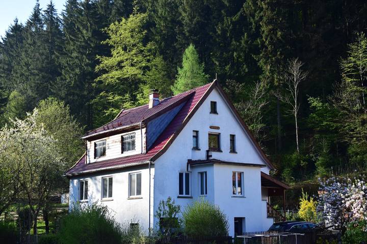 Ferienhaus für 10 Personen, mit Garten am Rennsteig