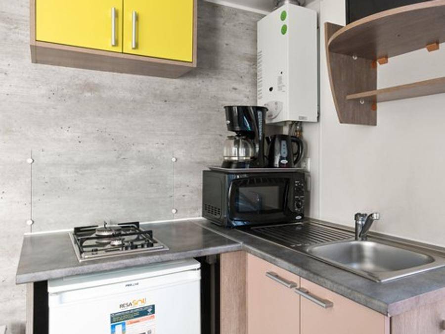 Camping La Croix du Vieux Pont - Mobilhome 8 personnes - Classic Xl | 3 Ch. | 6/8 Pers. | Terrasse surélevée non couverte in Berny-Rivière, Aisne