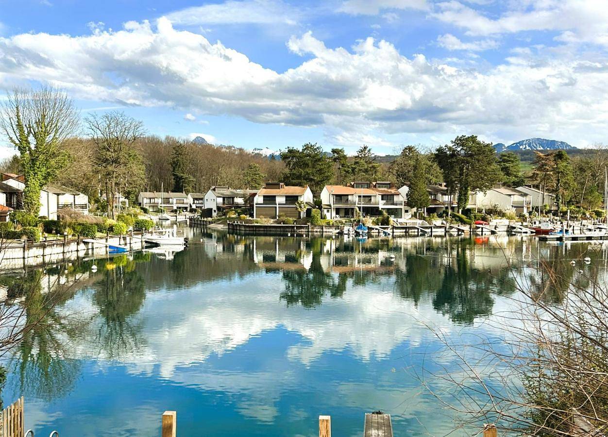 Maison dans la Marina de Port Ripaille avec Place De Bateau Pieds dans l eau in Thonon-les-Bains, Région de Thonon-les-Bains
