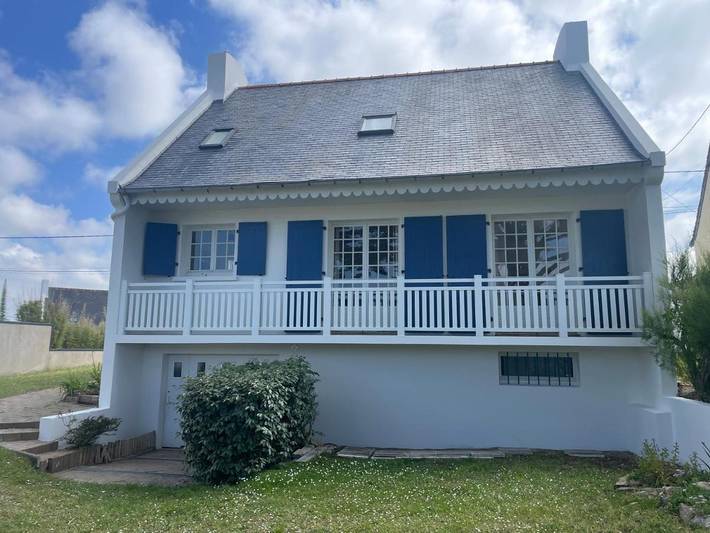 Location de vacances pour 7 personnes, avec vue et jardin dans Plage Pors-Meur