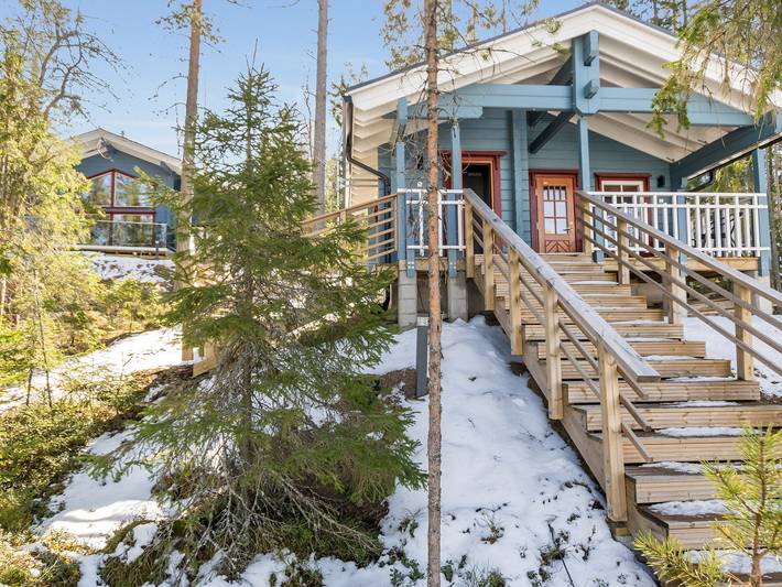 Ferienhaus für 7 Personen, mit Terrasse und Sauna sowie Seeblick in Ruovesi