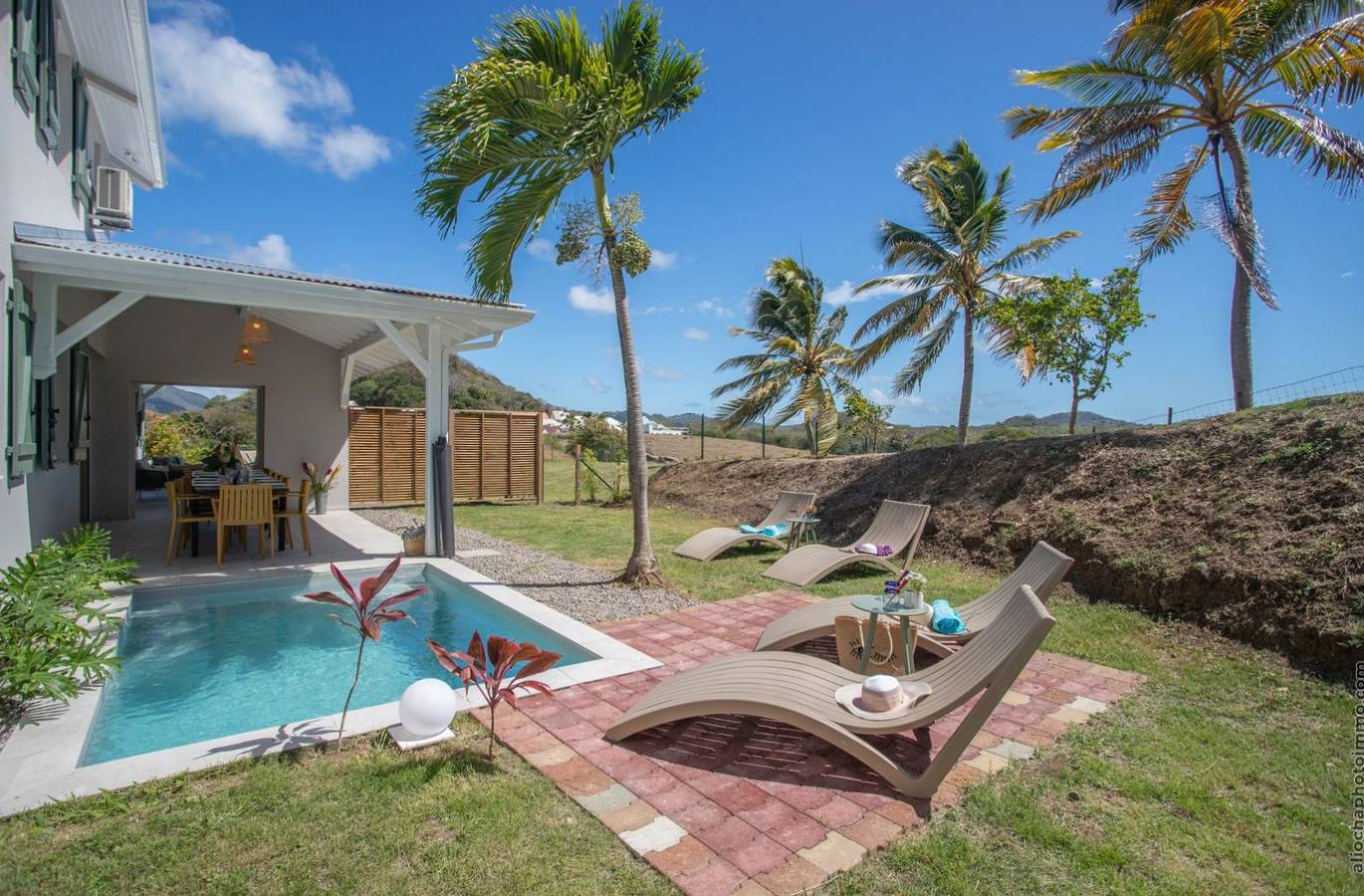 Villa Beachside Starfish, piscine, plage à pied in Sainte-Anne (Martinique), Martinique