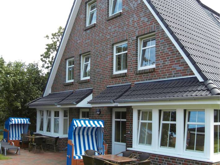 Ferienwohnung für 3 Personen, mit Terrasse und Garten sowie Sauna auf Langeoog