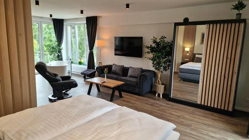Hotel für 2 Personen, mit Balkon und Terrasse in Lengerich - 4