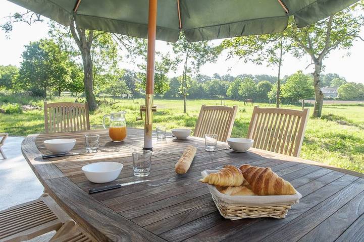 Maison de vacances pour 12 personnes, avec jardin