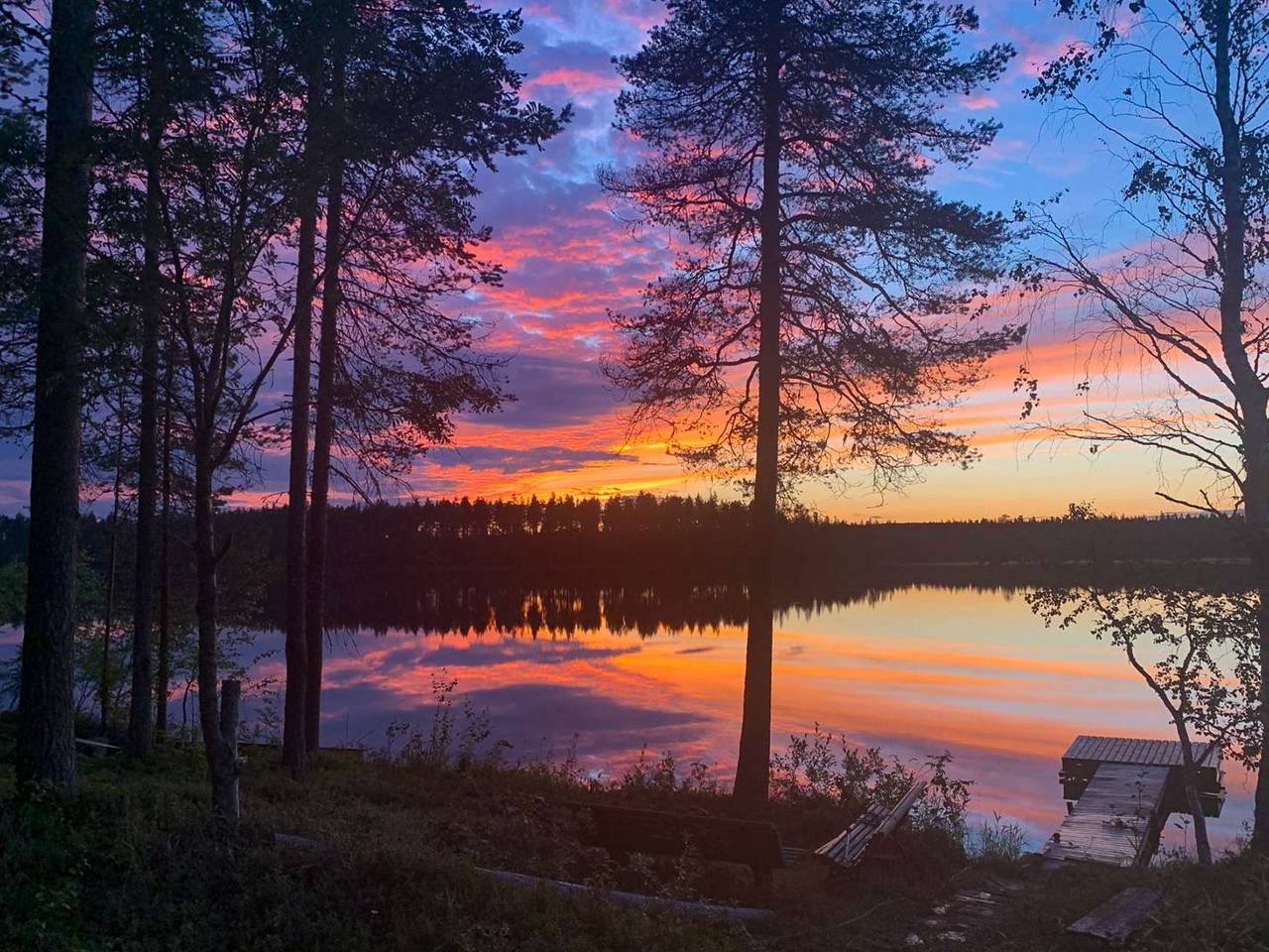 Kivalikkolampi in Lappland